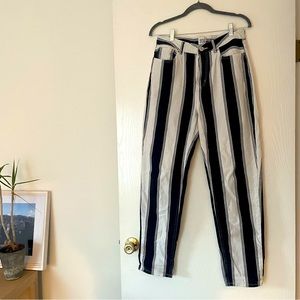 BDG high waisted block striped jeans- size 28